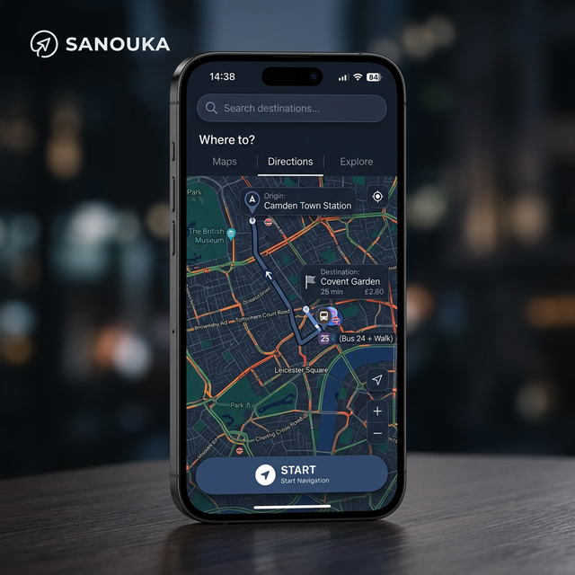 SANOUKA Navigation App